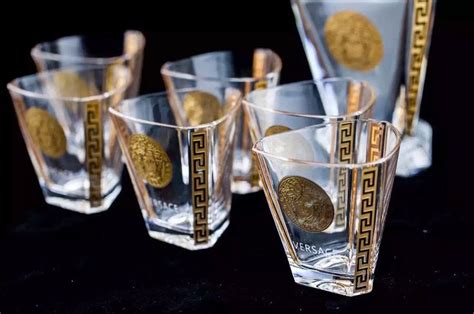 tubini per cocktail versace|Versace Drinking Glasses .